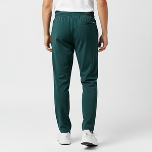 Pantalon de jogging médical vert foncé pour homme avec cordon de serrage à la taille et poches |   Pantalons de survêtement décontractés Performance Comfort pour l'hôpital - Product Image 2