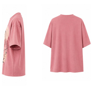 Camiseta con estampado gráfico para mujer, camisa informal de algodón ligero con cuello redondo y manga corta para verano, ropa de calle, moda diaria - Product Image 6