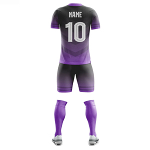 Uniforme de Fútbol de Última Moda al por Mayor, Conjunto de Uniforme de Fútbol para Adultos, Conjuntos Deportivos Transpirables Ligeros de Alta Calidad - Product Image 3