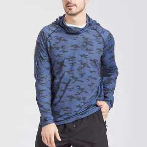 Vêtements de pêche à manches longues respirants en polyester à séchage rapide avec protection UV, logo imprimé par sublimation personnalisé, couleur personnalisée - Product Image 2