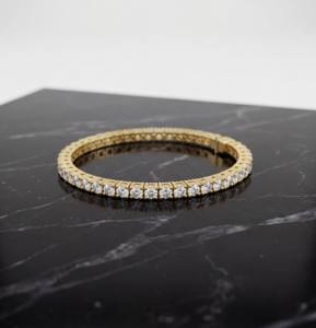 สร้อยข้อมือเพชรเทียมคลาสสิกสีเงิน เงินแท้ 925 หรูหรา สง่างาม เครื่องประดับชั้นดี ของขวัญสำหรับผู้หญิง งานแต่งงาน วันครบรอบ งานเลี้ยง - Product Image 6