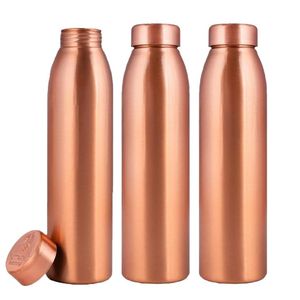Bouteille d'eau en cuivre martelé avec couvercle et deux tasses, ensemble de vaisselle vintage - Product Image 2