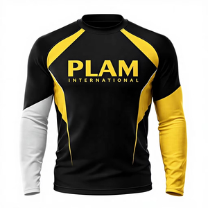 Rashguard MMA pour hommes, BJJ Jiu Jitsu No Gi, compression respirante, séchage rapide, manches longues, chemise de combat - Product Image 1