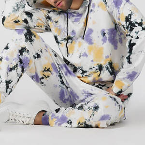 Survêtement tie-dye pour homme, manches longues, haute qualité, dernière mode, léger, confortable, avec taille ajustable - Product Image 6