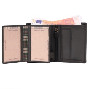 Indian Exporter Luxury Handmade Leather <b>Wallet</b> with <b>RFID</b> <b>Blocking</b> Slim and Compact for Everyday Carry Available For Sale - Product Image 2