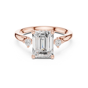 Bague Solitaire Élégante en Or Rose Coupe Marquise, Bijoux de Mariage et de Fiançailles de Luxe, Bagues de Mode Personnalisées en Gros pour Femmes - Product Image 2