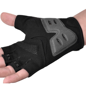 Guantes de Ciclismo Transpirables de Medio Dedo con Malla, Antideslizantes, Correa de Muñeca Ajustable, Protección Deportiva Unisex para las Manos - Product Image 4