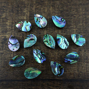 Cabochon en nacre naturelle, forme poire, 8x12mm, pierre en vrac pour la fabrication de bijoux, vente en gros - Product Image 4