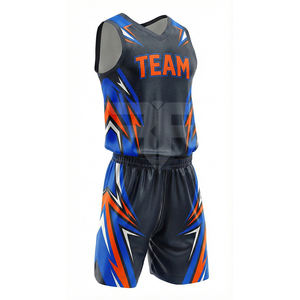 Maillot de basket-ball pour homme 100% en tissu mesh, uniforme d'entraînement de basket-ball, logo personnalisé, vêtements de sport, uniforme de basket-ball - Product Image 1