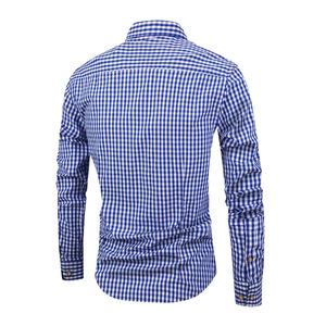 Camisa de Vestir Formal para Hombre al por Mayor OEM, 100% Algodón Twill, Manga Larga, Uniforme Corporativo, Proveedor de Fábrica - Product Image 5