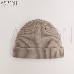 Bonnet unisexe tricoté côtelé uni décontracté, de haute qualité, le plus récent, chaud pour l'hiver, idéal pour l'extérieur, avec logo personnalisé, prix de gros, best-seller premium - Product Image 3