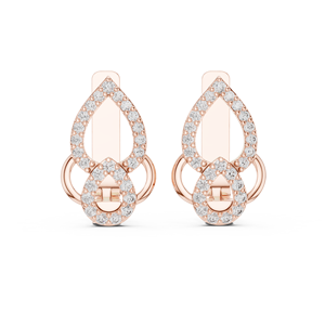 18K Rose Gold Plated 925 Sterling <b>Silver</b> Galaxy Cluster Zircon Bali <b>Hoop</b> <b>Earrings</b> Trendy Luxury Jewelry Women - Product Image 2