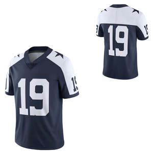 Maillot de football américain 2026 personnalisé par sublimation, grande taille, manches courtes, séchage rapide, respirant, OEM - Product Image 3