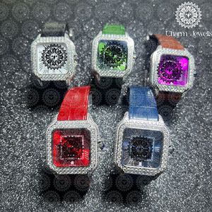 Reloj Mecánico de Lujo Charm de Acero Inoxidable, Caja Cuadrada de 40mm, Correa de 20mm, Fecha Automática, Estilo Vintage Hip Hop, Cristal, Resistente al Agua 10 Bar - Product Image 2