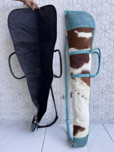 Nuevo Bolso de Hombro Elegante de Cuero con Piel de Vaca y Cuero Repujado Turquesa 2026 para Unisex - Product Image 6