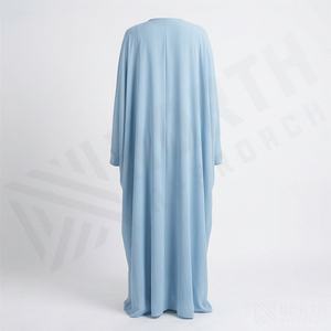 Nueva Abaya Tradicional Musulmana de Estilo Elegante, Kaftán con Trabajo a Mano, Ropa Islámica para Mujer, Color Personalizado, Cuello en V, Largo, de Poliéster - Product Image 2