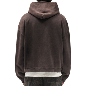 Survêtements personnalisés pour femmes, grammage lourd 500 GSM 350 GSM, en molleton polyester/coton, avec broderie, comprenant un sweat à capuche oversize et un short - Product Image 3