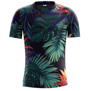 Camiseta Deportiva de Manga Corta para Hombre, Sublimada, con Estampado en Blanco y Negro, de Secado Rápido, Corte Ajustado, Cuello Redondo, Tejido de Poliéster - Product Image 5
