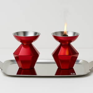 ชุดเครื่องหอมสีแดงเครื่องหอมพร้อมถาดเครื่องหอมบาโคอร์เครื่องหอมอโรมาเครื่องหอมเครื่องหอมอโรมาเครื่องหอมระเหยล่าสุด - Product Image 5