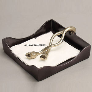 Servilletero Decorativo de Aluminio y Mármol para Mesa de Comedor, Cenas, Bodas y Eventos - Product Image 6