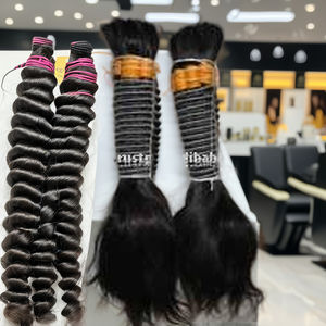 Precio al por mayor,. ONDA DE AGUA, 4 #,100% pelo a granel Remy indio textura natural y color natural cabello humano crudo - Product Image 1