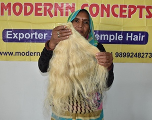 Vendeur vierge en gros brut sans traitement chimique Paquets originaux crépus blonds ondulés Extensions de cheveux humains vietnamiens - Product Image 4