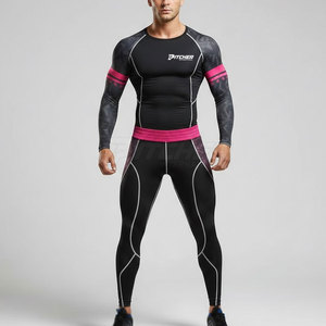 Ensemble de rashguards pour hommes, confortable, séchage rapide, extensible, pour entraînement et sport - Product Image 4