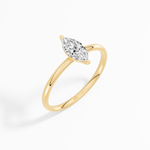 0,51 CTW Marquise Moissanite Anillo de compromiso solitario en plata de ley 925 para distribución al por mayor - Product Image 6