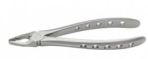Forceps d'extraction dentaire en acier inoxydable chirurgical pour incisives inférieures, canines et premiers molaires à surface mate, instrument d'extraction radiculaire - Product Image 4