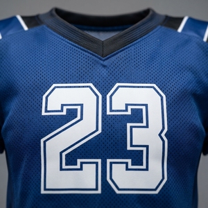 Ensemble d'uniformes de football américain pour hommes, maillot personnalisé et pantalon de compression rembourré, anti-UV, séchage rapide, 100% polyester, respirant, ajusté - Product Image 6