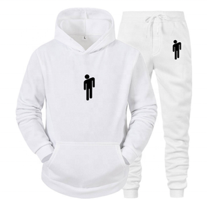 AI-7277 de alta calidad de Color con capucha y jogger par personalizado logotipo trajes de dos piezas de Color sólido combinación de Sialkot - Product Image 4