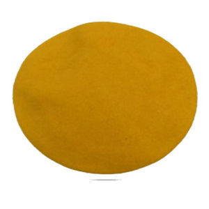 Yellow Wool Beret <b>Hat</b> With Black <b>Band</b> Unisex Adult Casual Four Seasons 56-58CM Head Circumference - Product Image 5