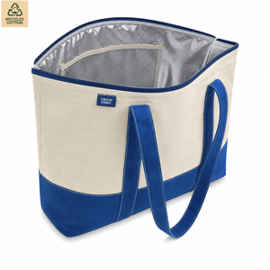 Bolsa Térmica Personalizada de Lona de Algodón de 12oz, Bolsa de Transporte de Alimentos para Picnic, Fabricante OEM ODM de Marca Privada - Product Image 4