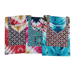 Lot de 1 chemise de nuit brodée couleur claire tissu tissé pour toutes les saisons-été printemps et automne respirant séchage rapide - Product Image 1