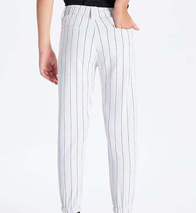 Pantalon de baseball personnalisé, durable, respirant, 100% polyester, antibactérien, évacuant l'humidité, pour hommes, femmes, entraînement d'équipe et tenue de match - Product Image 2