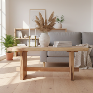 Elegant Taki Modern Dining <b>Table</b> Artisan Crafted Natural Wood Finish Sturdy <b>Live</b> <b>Edge</b> Designed Luxurious Open-Concept Living - Product Image 3