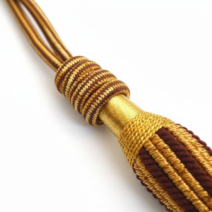 Direct Manufacturer Custom Handmade Sword Knots Comfortable Ceremonial Fringe <b>Braid</b> Sword Knots - Product Image 2