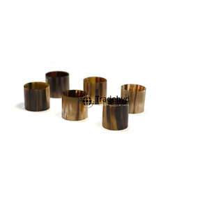 Anneau de serviette en corne écologique haut de gamme, fait main, élégant, pour la décoration de table, idéal pour les cadeaux Tradebyd - Product Image 6