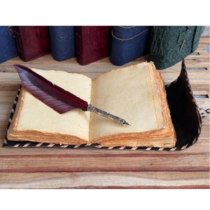 Diario de hechizos de cuero inspirado en Hocus Pocus, 7x5 pulgadas, diseño de ojo, 200 páginas, Grimorio gótico de terror, regalo de Halloween - Product Image 4