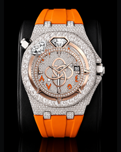 Reloj de Lujo con Diamantes Moissanite para Hombre, Reloj de Pulsera de Acero Inoxidable - Product Image 2