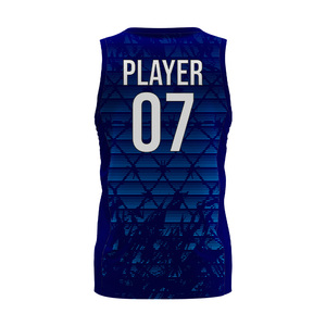 Maillots de basket-ball personnalisés pour jeunes et adultes, impression personnalisée du nom de l'équipe, respirants, anti-transpiration, 100% polyester - Product Image 3