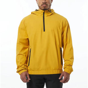 Pockets Pullover Outdoor <b>Hoodies</b> Coats Windbreaker Streetwear Winter Men Customized Embroidered <b>Hoodies</b> Reasonable Price - Product Image 5