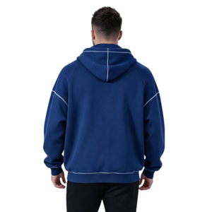 Vente en gros de sweats à capuche en coton surdimensionnés pour hommes, avec des modèles à coupe décontractée et des modèles de style skate pour les détaillants américains - Product Image 2