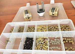 Lettere e Numeri <span class=keywords><strong>in</strong></span> Ottone Personalizzabili per Stampa a Caldo, <span class=keywords><strong>Alfabeto</strong></span> <span class=keywords><strong>in</strong></span> Rame 3*3.5*6.8mm - Product Image 6