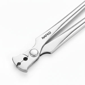 Pince à déplumer les ongles en acier inoxydable réutilisable de haute qualité, outils de fermeur pour chevaux et soins vétérinaires - Product Image 1