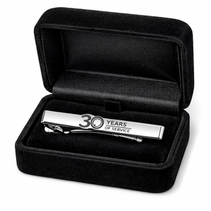 bulk custom logo 30 years best value employee tie clip <b>men</b> with box - Product Image 5