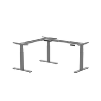 Bureau de direction réglable en hauteur, design moderne et luxueux, mobilier personnalisable, table simple et compacte pour usage commercial