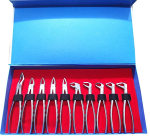 Juego de Instrumentos Quirúrgicos Dentales con Empuñadura Moleteada Plateada, Herramientas Manuales de Ortodoncia Clase I - Product Image 3