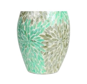 แจกันโมเสกประดับมุกทำด้วยมือของตกแต่งโต๊ะอย่างหรูหรา - Product Image 3