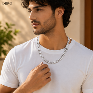 Hip Hop Moissanite Cuban Link <b>Chain</b> <b>Iced</b> <b>Out</b> Brilliant Round Cut Necklace 925 Sterling Silver Gold Plated Unisex - Product Image 3